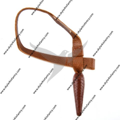 British army brown tan leather warrant officer sword knot