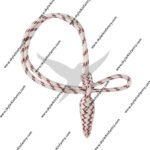 Lieutenant silver maroon sword knot