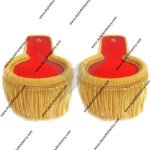 red gold parade ceremonial shoulder epaulette