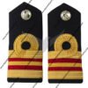 Black blazer Shoulder Boards with Gold Trim