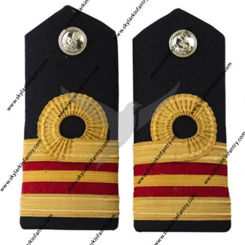 Black blazer Shoulder Boards with Gold Trim