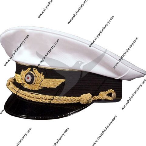 German Luftwaffe General Visor Cap Collector Grade White