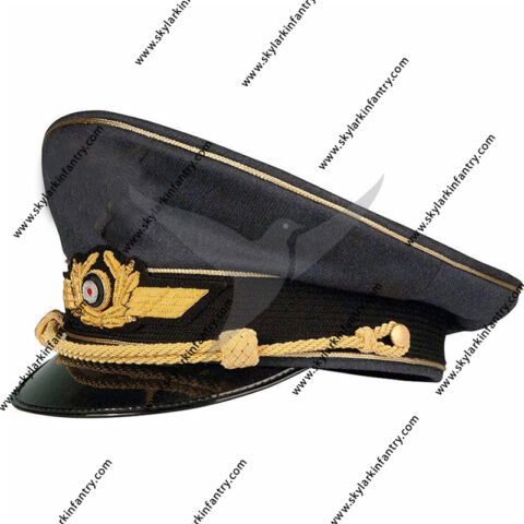 German Luftwaffe Officer Visor Cap Collector Grade WW2 Gold