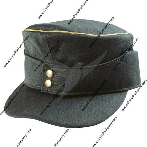 German M43 Generals Field Cap Gold Piping WW2 Repro