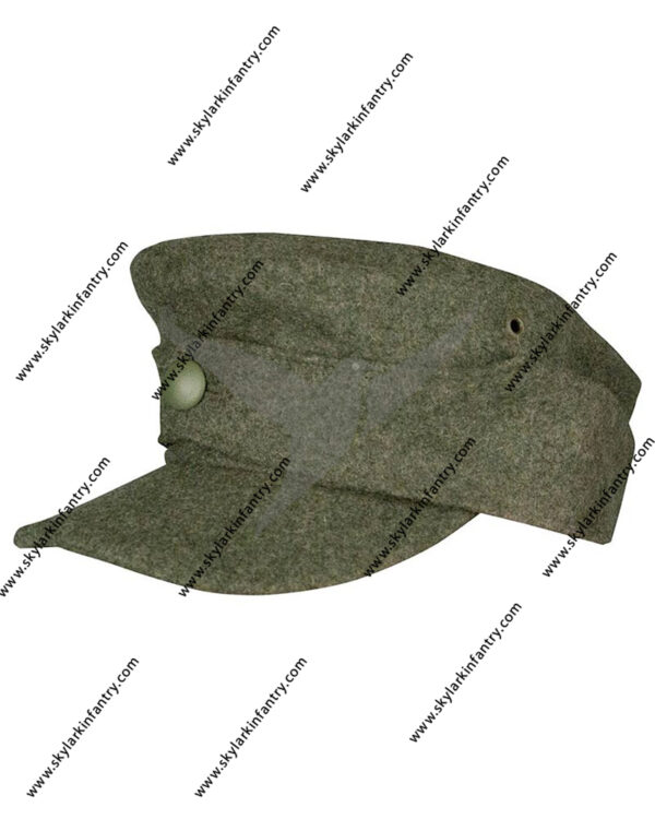 German M44 Waffen SS Wool Field Cap Single Button WWII Repro