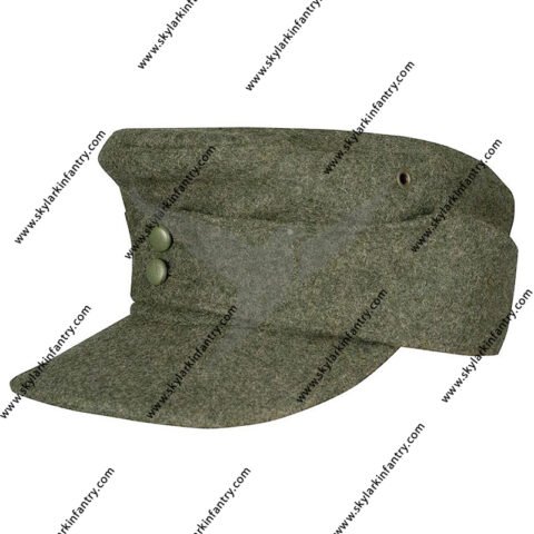 German Mountain Troops Wool Field Cap Enlisted Bergmutze Cap