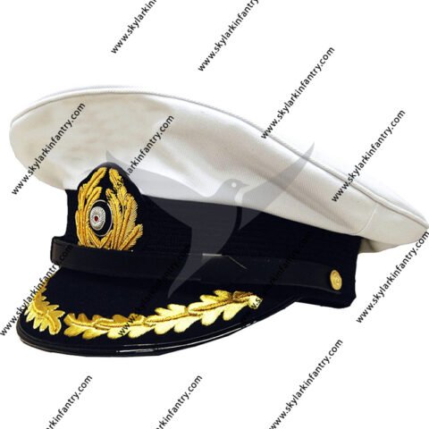 German U-Boat Captains White Visor Cap Collectors Grade