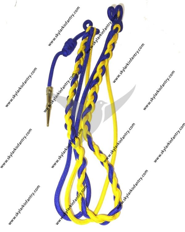 Military army officer braided shoulder cord