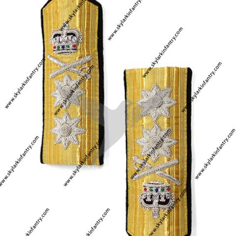Royal Navy Vice Admiral 2 Star Shoulder Boards
