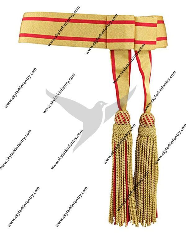military uniform ceremonial belt sash