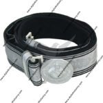 Black SS Brocade Belt and Buckle