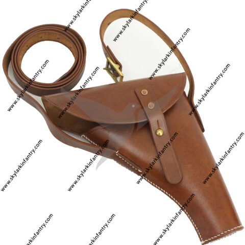 British Signals Brown Leather Webley Holster