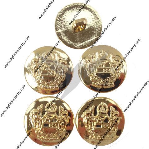 Coat of Arms Design Military Buttons