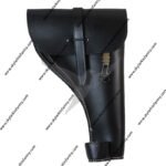 German Flare Gun Holster Black Leather