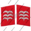 Luftwaffe Flak Division Feldwebel Collar Tabs