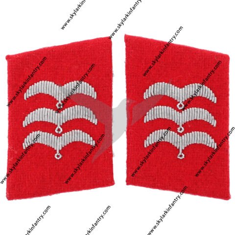 Luftwaffe Flak Division Feldwebel Collar Tabs