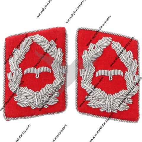 Luftwaffe Flak Division Major Collar Tabs