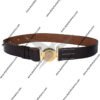 M1916 Leather Belt Dark Brown