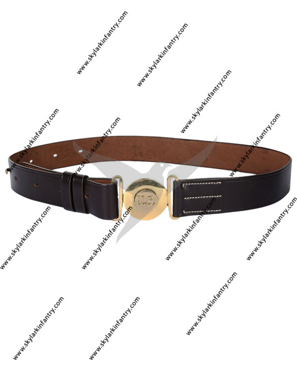 M1916 Leather Belt Dark Brown