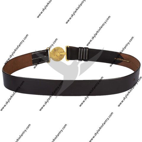 M1916 Leather Belt Dark Brown