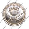 Royal queens crown anodized aluminum button