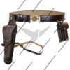 US M1912 Brown Leather Belt Set