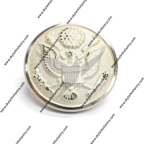 US army officer button