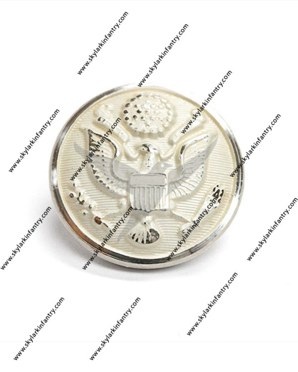 US army officer button