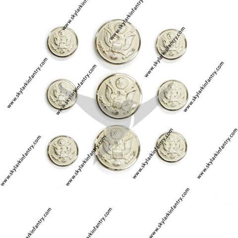 US army officer button