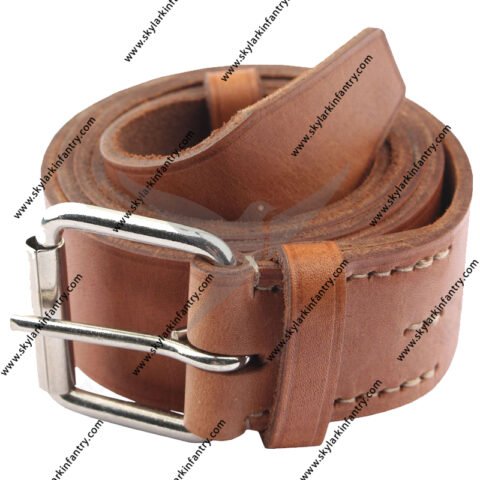 WW2 Russian Cavalry Leather Belt Brown