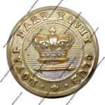 Royal queen crowns metal buttons