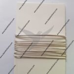 Lingotes sin brillo bordados en plata