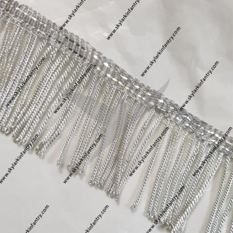 Silver Metal fringes