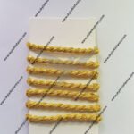 hilo metalizado dorado cordones