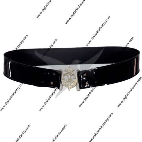 cinturón de cuero negro procesión musical