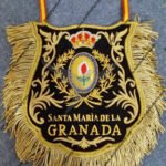 escudo cofrade bordado a mano