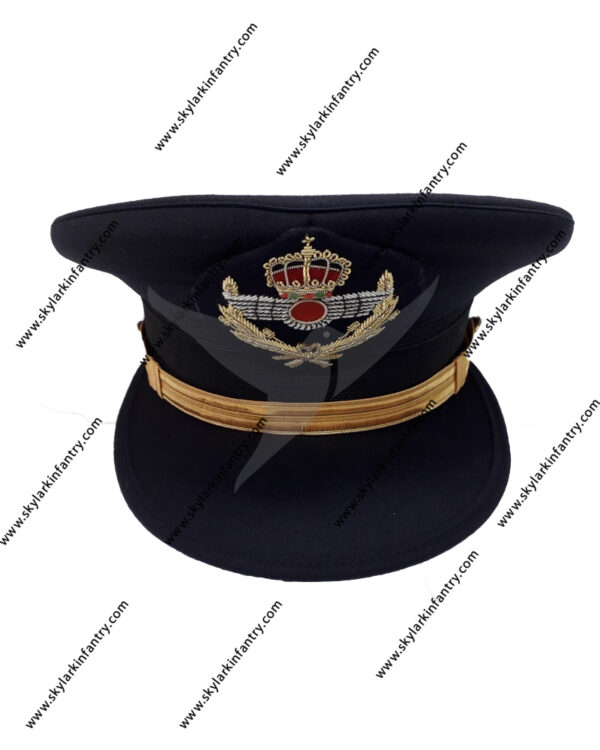 gorra de visera negra para uniforme de banda musical
