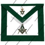 Allied Masonic Degree AMD Hand Embroidered Officer Apron Senior Deacon