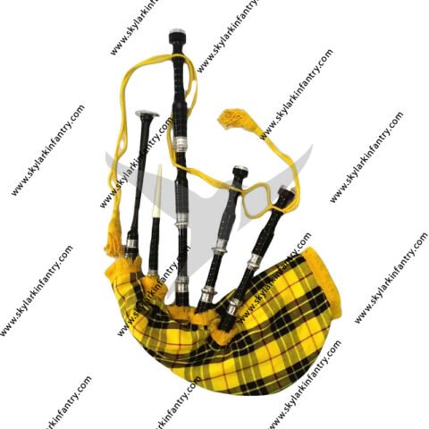 Bagpipes Black Rosewood Silver Mounts Scottish Bagpipes Highland BagpipesTutor