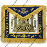 Custom design skull pillars masters carpet machine made apron gold