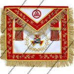 Masonic Royal Arch Grand High Priest Apron Wreath Bullion Hand Embroidered