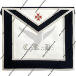 Masonic scottish rite leather apron aasr 30th degree knight kadosch