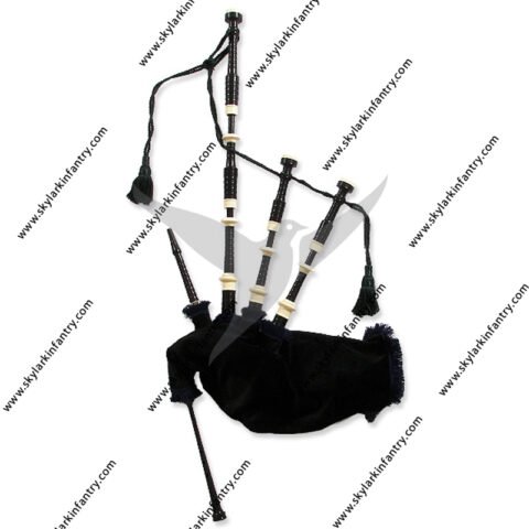 Premium Quality Black Watch Bagpipe Design