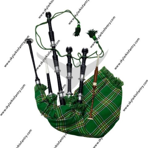 Rose Wood Bagpipe national irish tartan wholesellers sialkot