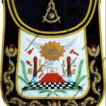 Wholesale price masonic past master round apron