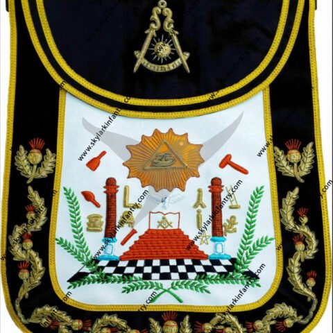 Wholesale price masonic past master round apron