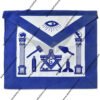 blue colour masonic apron