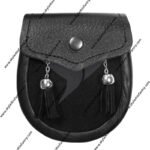 Kid Size Black Fur Sporran