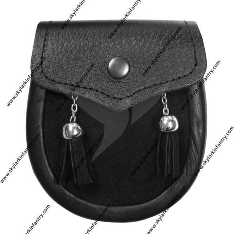 Kid Size Black Fur Sporran