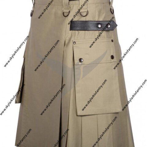 LAUTREAMONT GAULTIER Men Black Utility Kilt producers